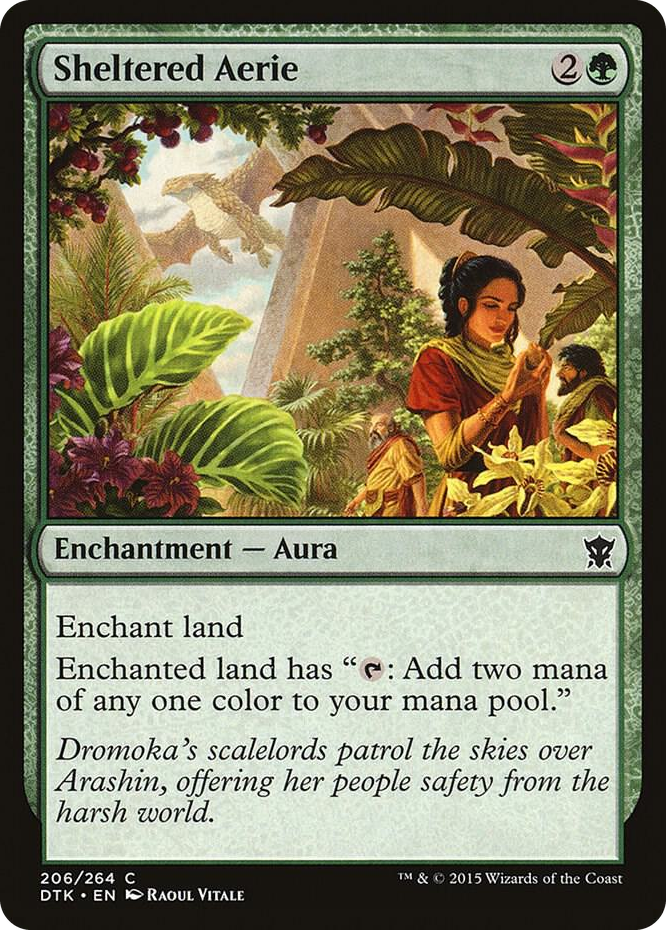 0206 Sheltered Aerie C Dragons of Tarkir