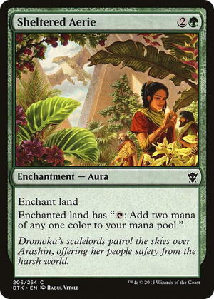 0206 Sheltered Aerie C Dragons of Tarkir