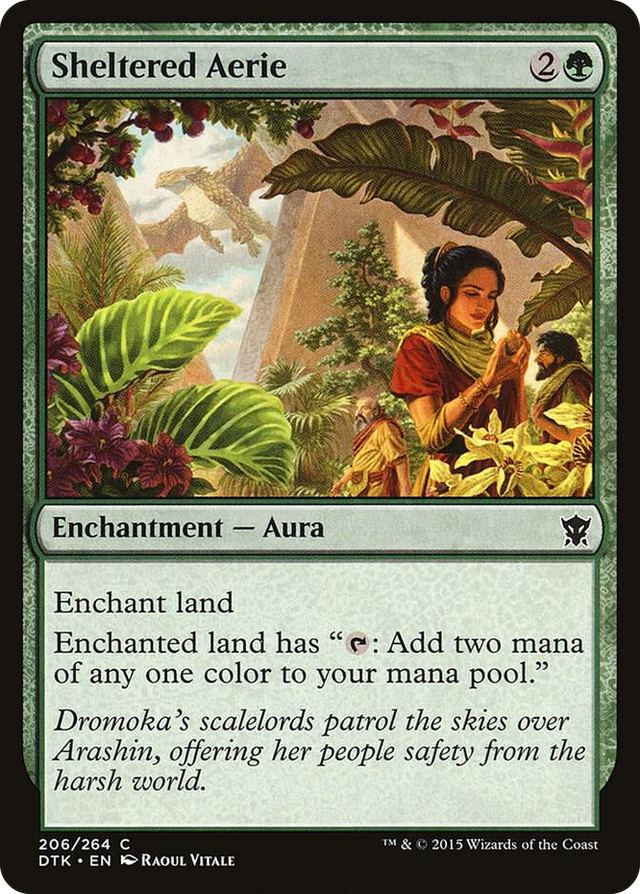 0206 Sheltered Aerie C Dragons of Tarkir
