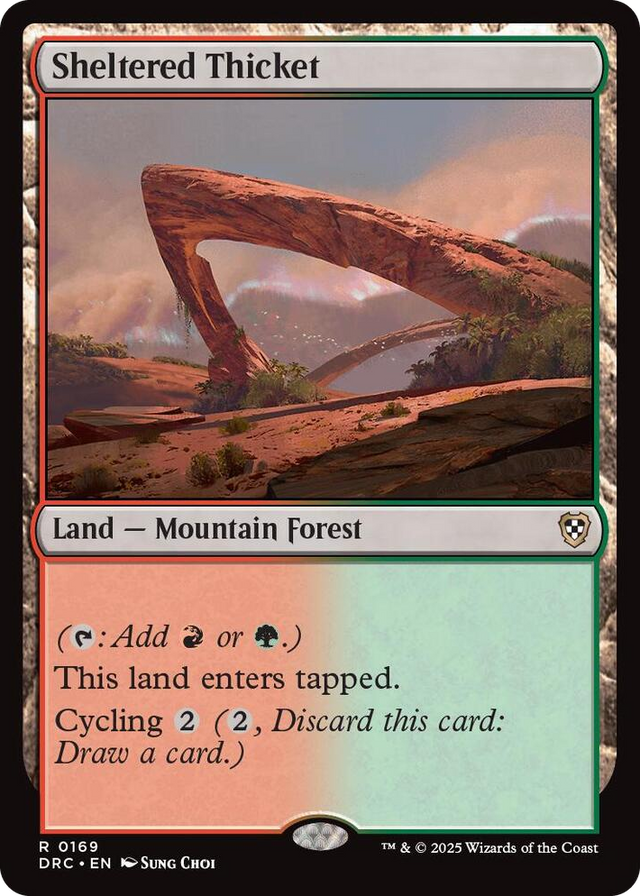 0169 Sheltered Thicket R Commander: Aetherdrift