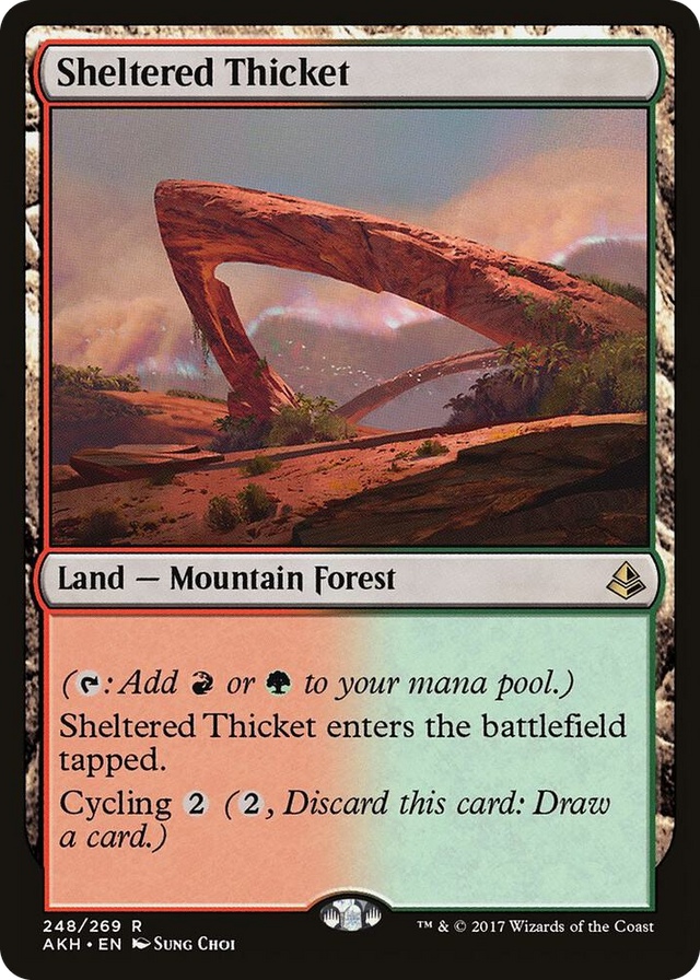 0248 Sheltered Thicket R Amonkhet