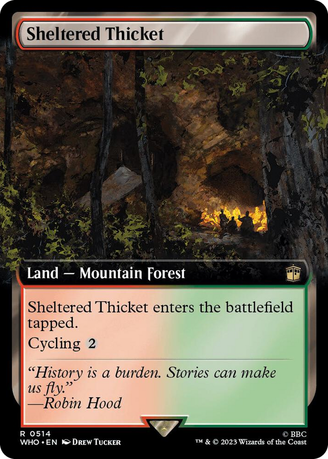 0514 Sheltered Thicket (Extended Art) R Universes Beyond: Doctor Who