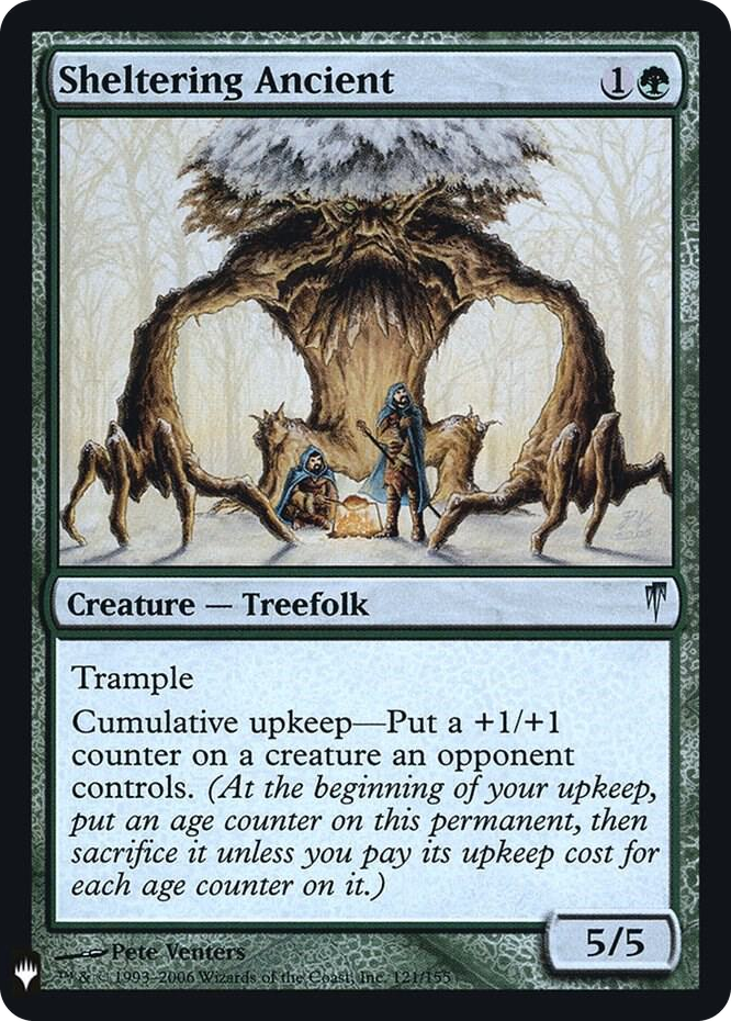 Sheltering Ancient #121 U - The List Reprints Pokemon card