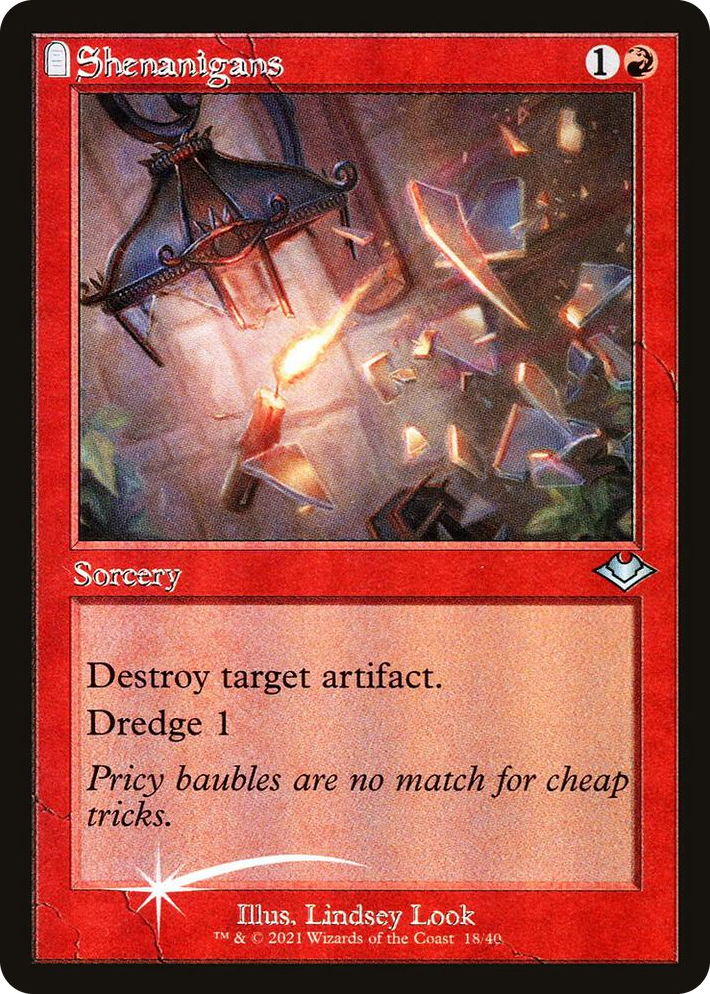 0018 Shenanigans (Retro Frame) U Modern Horizons