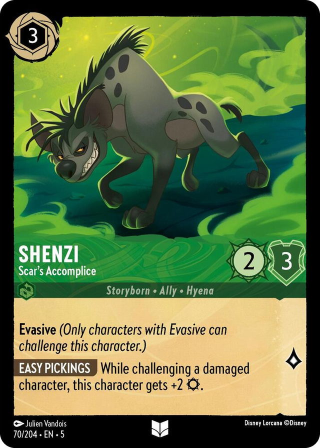 0070 Shenzi - Scar's Accomplice Uncommon Shimmering Skies