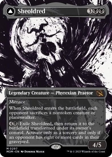 Sheoldred (Showcase) #297 M - March of the Machine Pokemon card