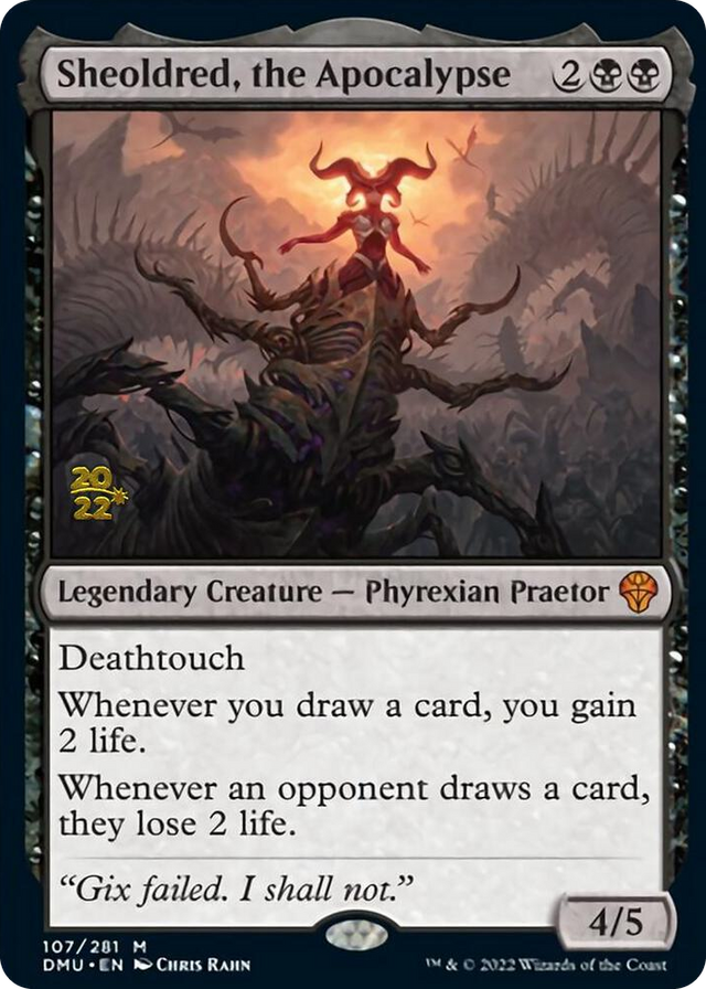 0107 Sheoldred, the Apocalypse M Prerelease Cards