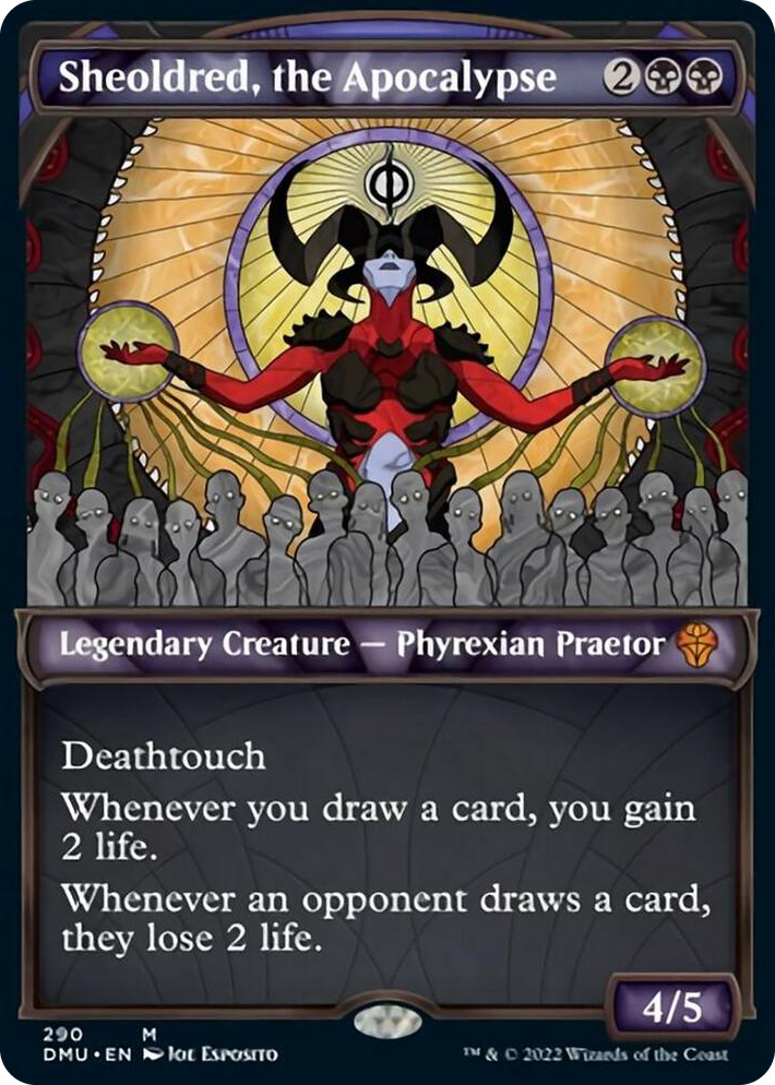 0290 Sheoldred, the Apocalypse (Showcase) M Dominaria United