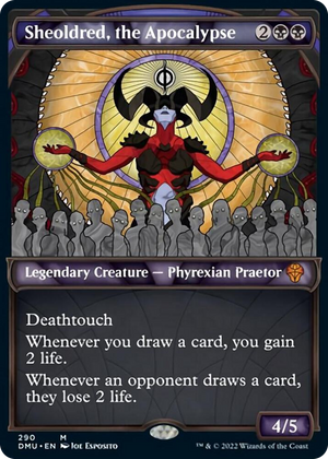 0290 Sheoldred, the Apocalypse (Showcase) M Dominaria United