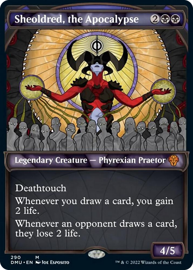 0290 Sheoldred, the Apocalypse (Showcase) M Dominaria United