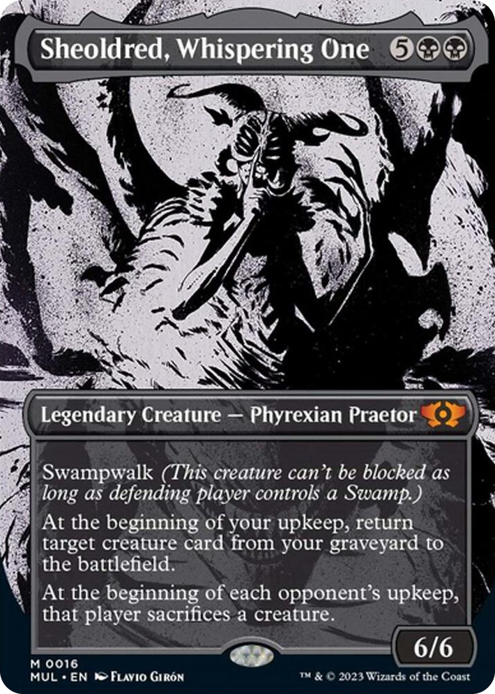 0016 Sheoldred, Whispering One M March of the Machine: Multiverse Legends