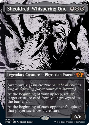 0016 Sheoldred, Whispering One M March of the Machine: Multiverse Legends