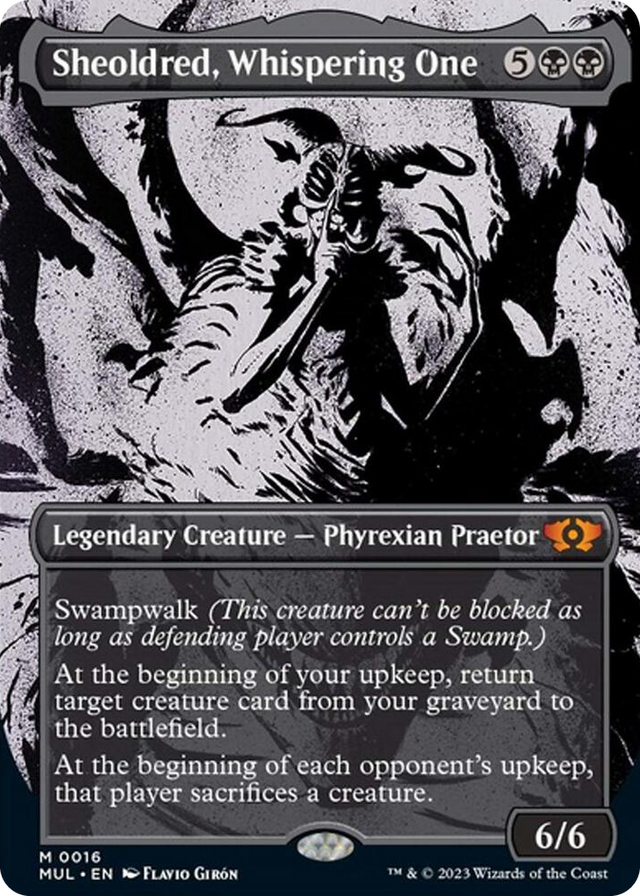 0016 Sheoldred, Whispering One M March of the Machine: Multiverse Legends