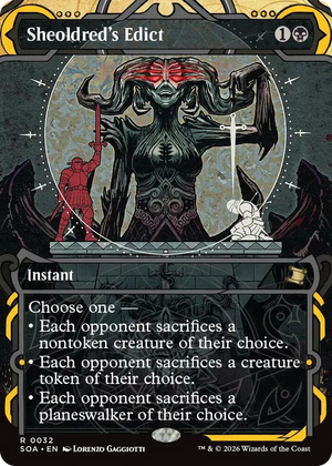 0032 Sheoldred's Edict R Secrets of Strixhaven: Mystical Archive