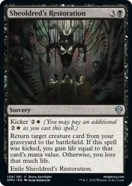 0108 Sheoldred's Restoration U Dominaria United