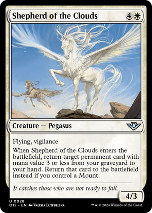 0028 Shepherd of the Clouds U Outlaws of Thunder Junction