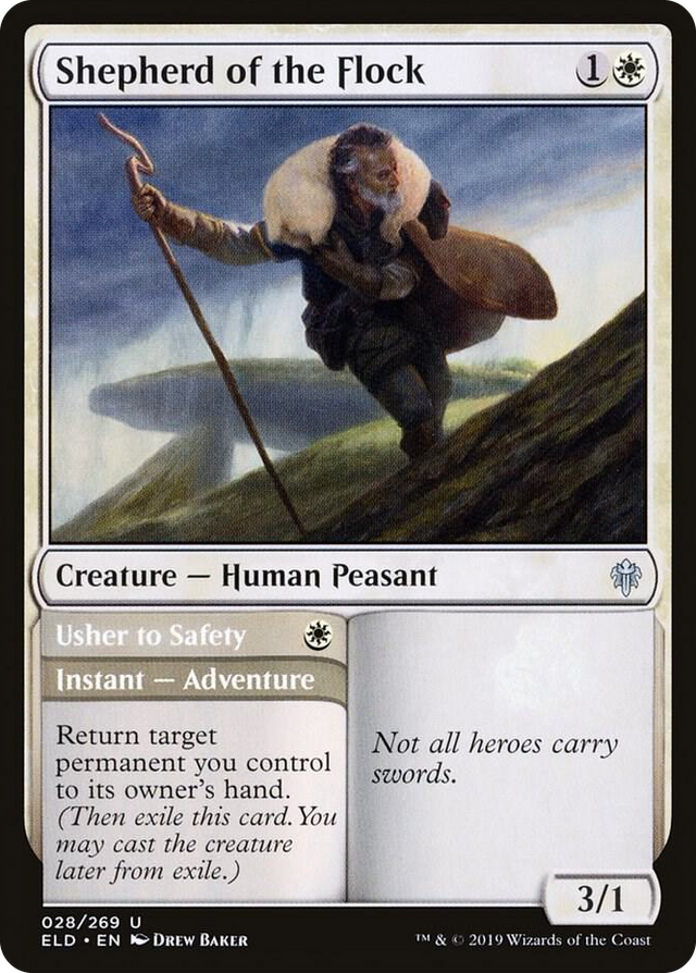 0028 Shepherd of the Flock U Throne of Eldraine