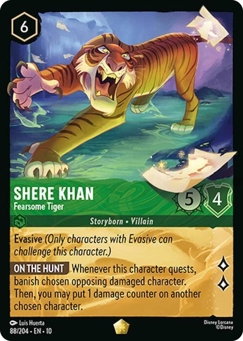 0088 Shere Khan - Fearsome Tiger Legendary Whispers in the Well