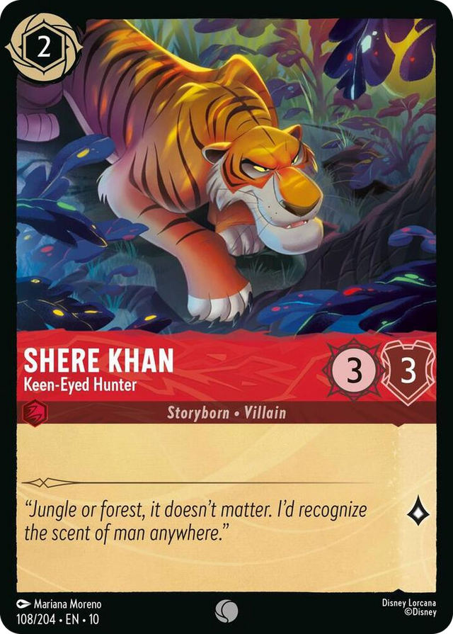0108 Shere Khan - Keen-Eyed Hunter Common Whispers in the Well