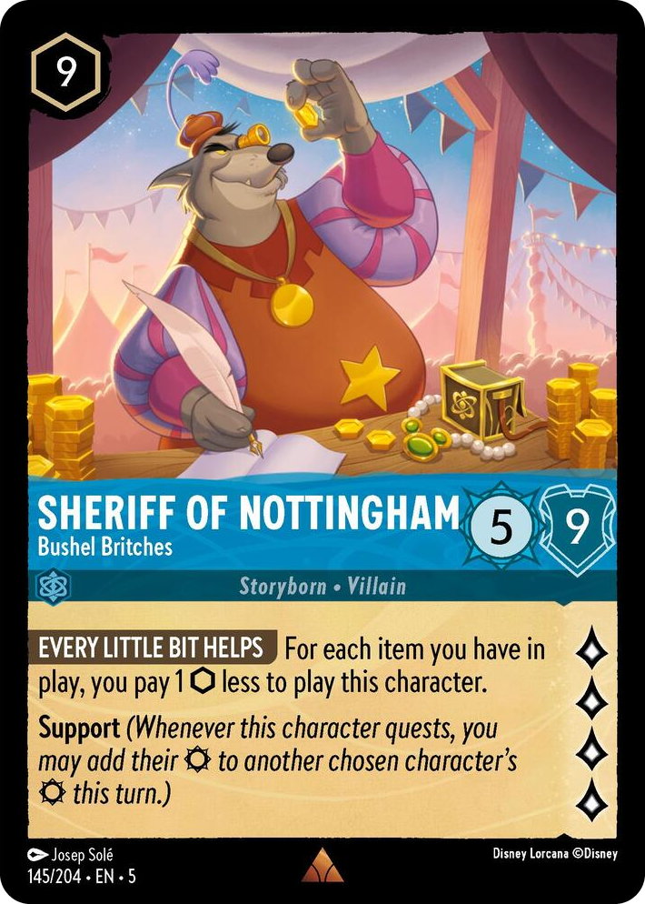 0145 Sheriff of Nottingham - Bushel Britches Rare Shimmering Skies