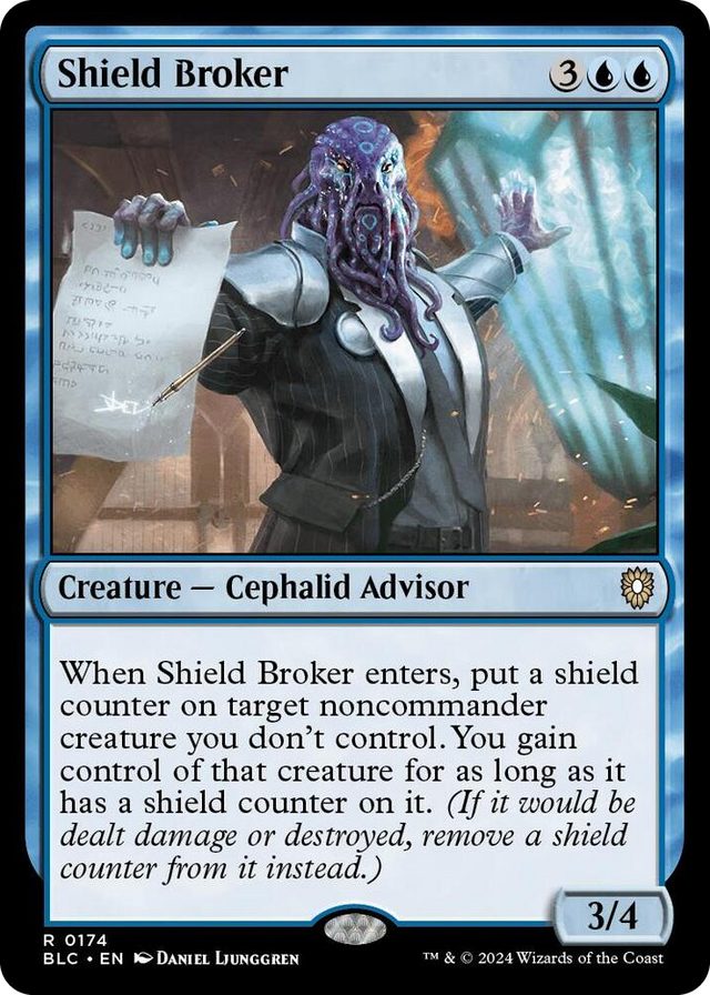 0174 Shield Broker R Commander: Bloomburrow