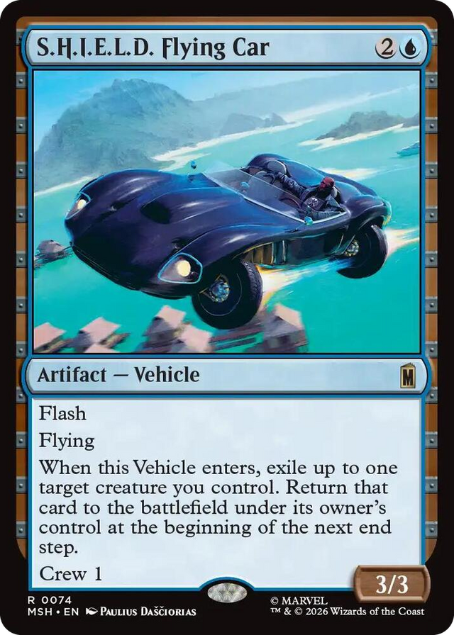 0074 S.H.I.E.L.D. Flying Car R Marvel Super Heroes