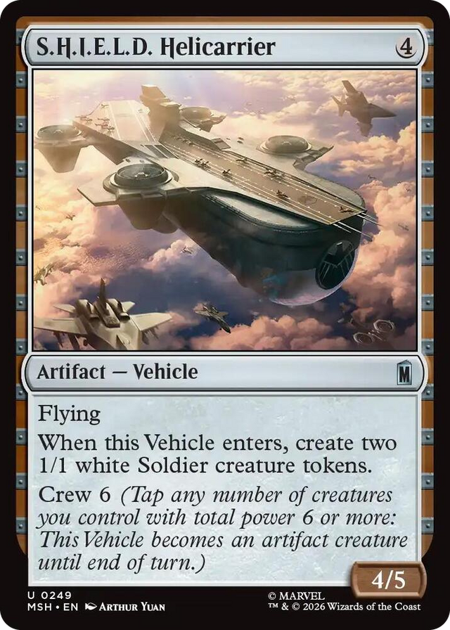 0249 S.H.I.E.L.D. Helicarrier U Marvel Super Heroes