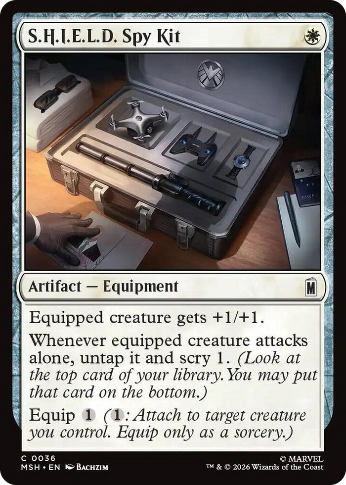 S.H.I.E.L.D. Spy Kit #36 C - Marvel Super Heroes Pokemon card