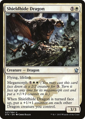 0037 Shieldhide Dragon U Dragons of Tarkir
