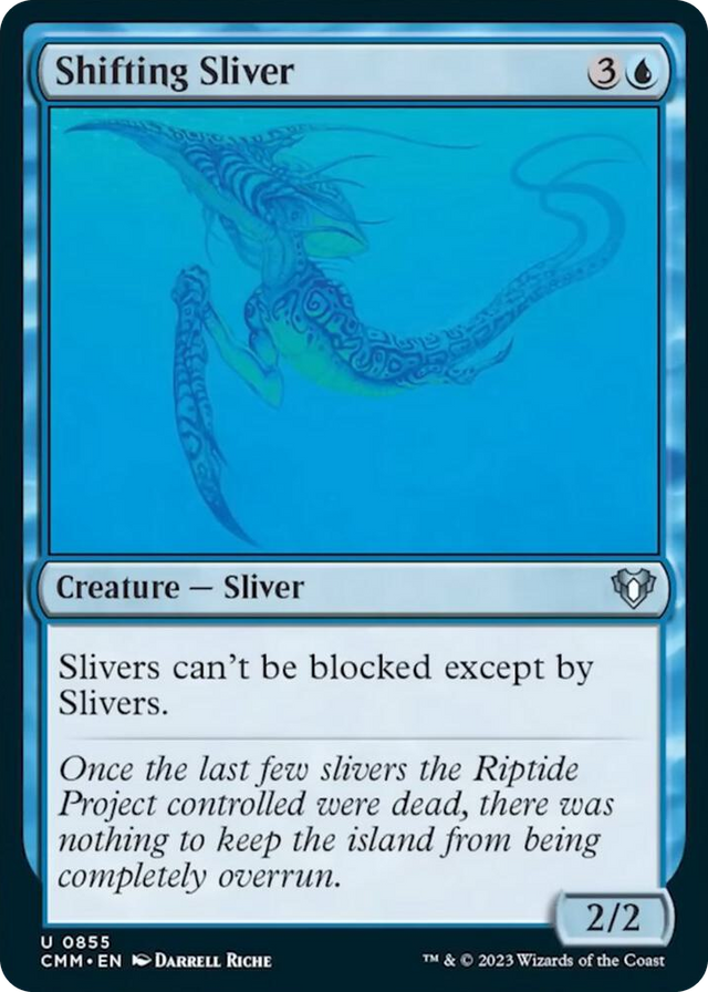 0855 Shifting Sliver U Commander Masters