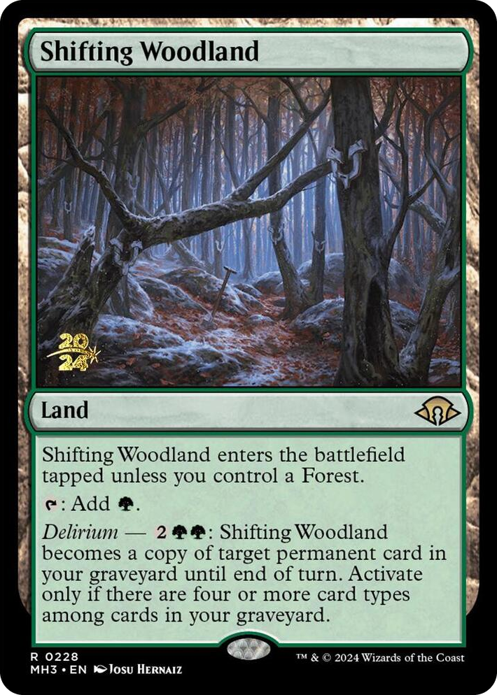 0228 Shifting Woodland R Prerelease Cards