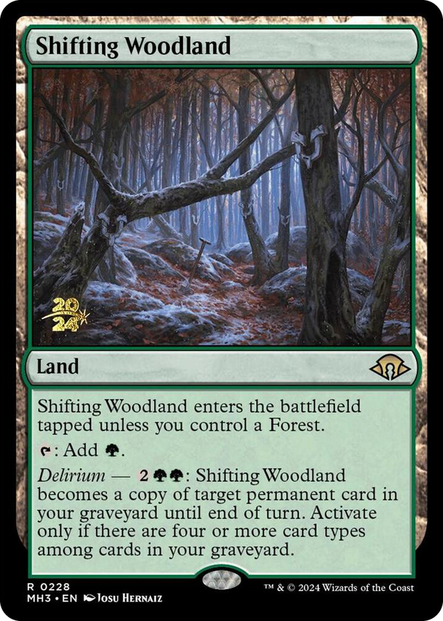 0228 Shifting Woodland R Prerelease Cards