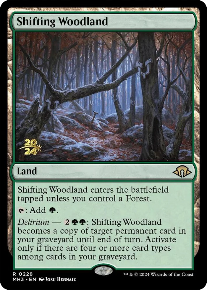 0228 Shifting Woodland R Prerelease Cards