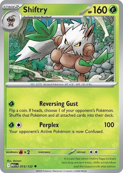 0015 Shiftry Uncommon Mega Evolution