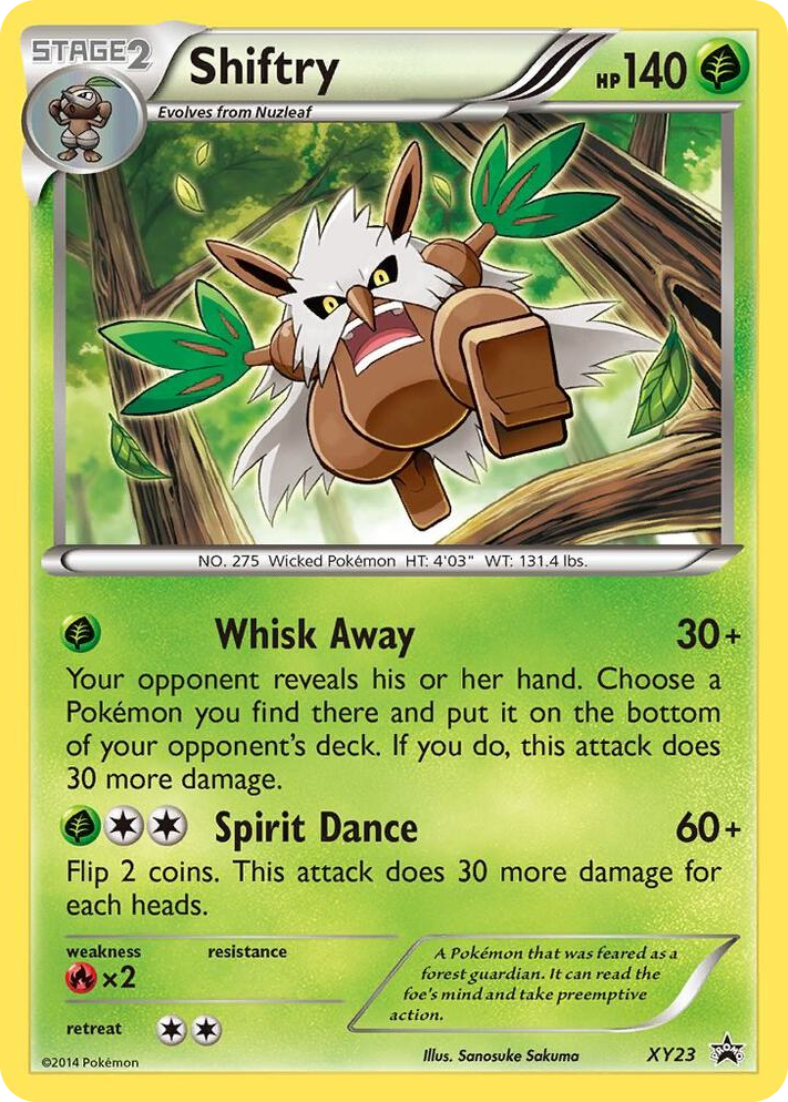 XY023 Shiftry - XY23 Promo XY Promos