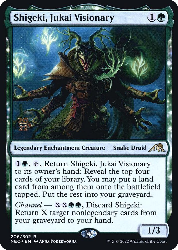 Shigeki, Jukai Visionary #206 R - Prerelease Cards Pokemon card