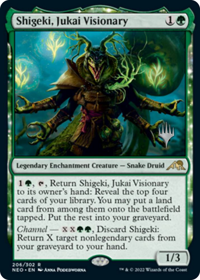0206 Shigeki, Jukai Visionary R Promo Pack: Kamigawa: Neon Dynasty