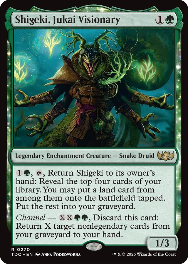 0270 Shigeki, Jukai Visionary R Commander: Tarkir: Dragonstorm