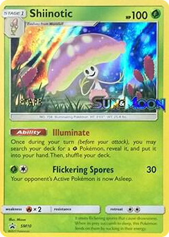 SM010 Shiinotic - SM10 (Prerelease) [Staff] Promo SM Promos