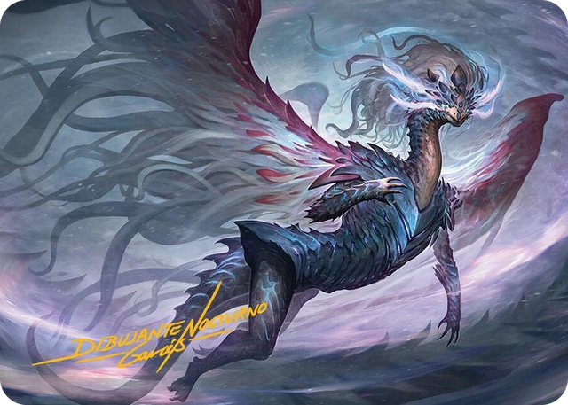 0037 Shiko, Paragon of the Way Art Card (37/54) (Gold-Stamped Signature) S Art Series: Tarkir: Dragonstorm