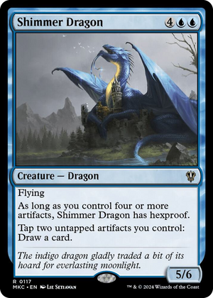 0117 Shimmer Dragon R Commander: Murders at Karlov Manor