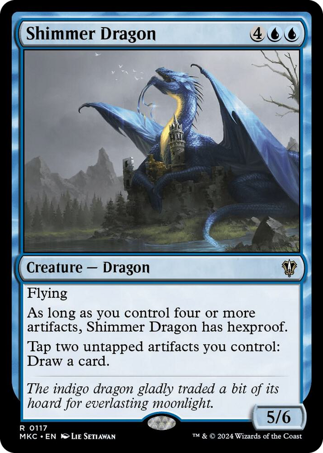 0117 Shimmer Dragon R Commander: Murders at Karlov Manor