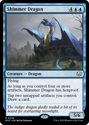 0236 Shimmer Dragon R Commander: March of the Machine