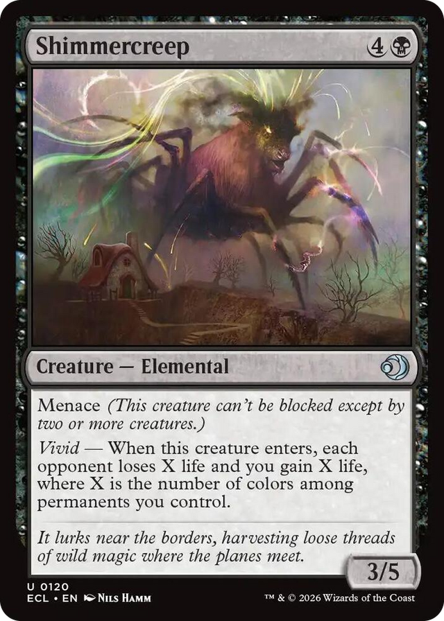 0120 Shimmercreep U Lorwyn Eclipsed