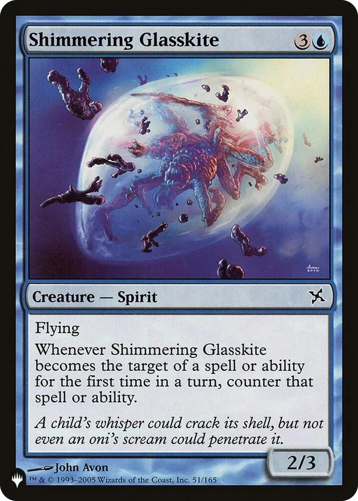 0051 Shimmering Glasskite C The List Reprints