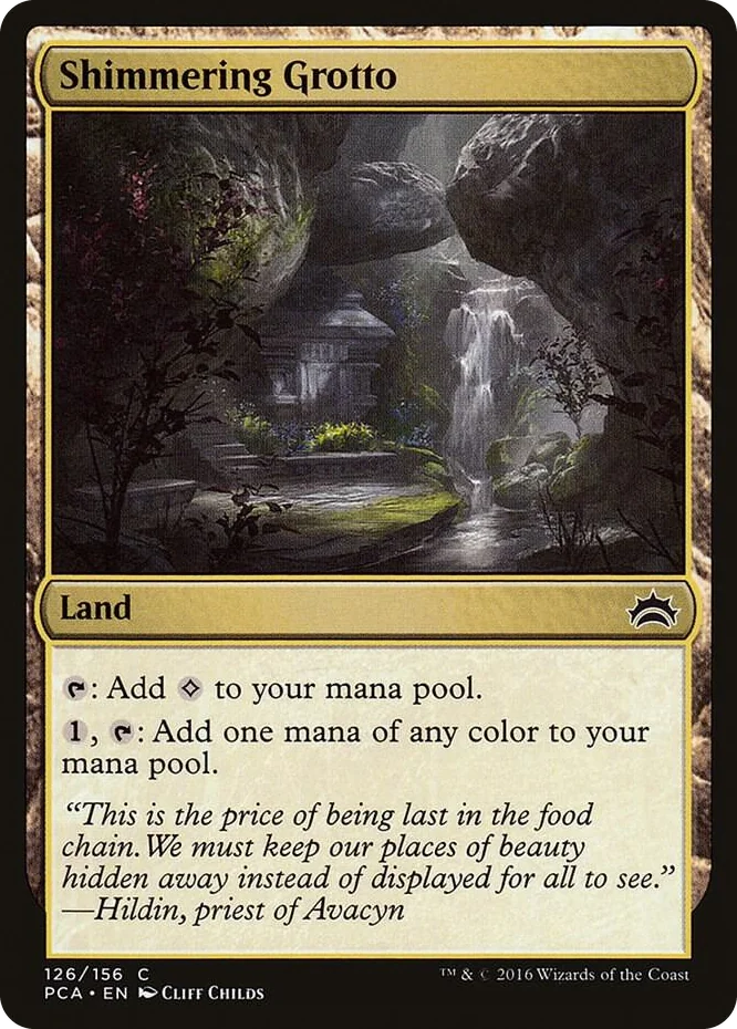0126 Shimmering Grotto C Planechase Anthology