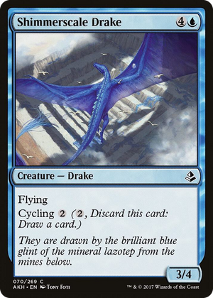 0070 Shimmerscale Drake C Amonkhet