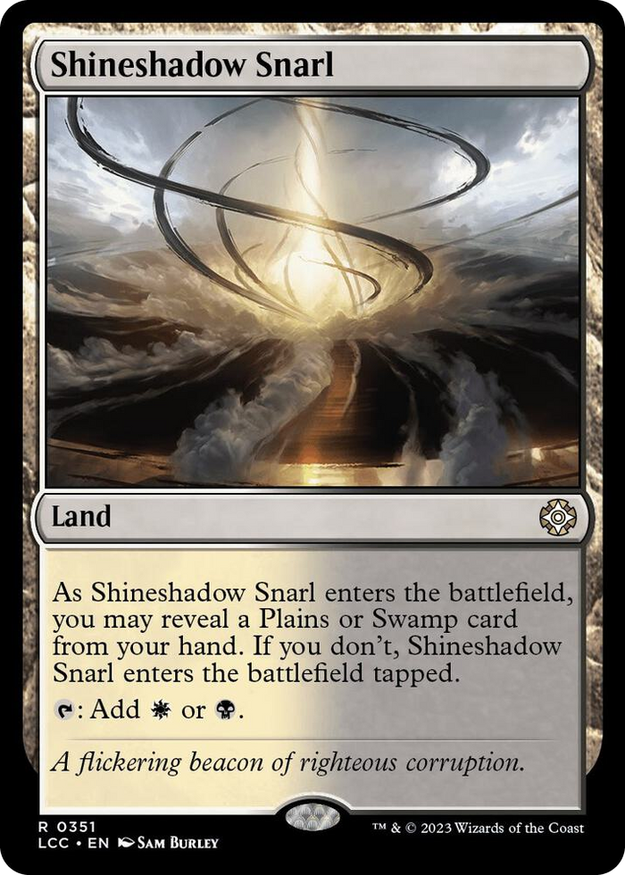 Shineshadow Snarl #351 R - Commander: The Lost Caverns of Ixalan Pokemon card
