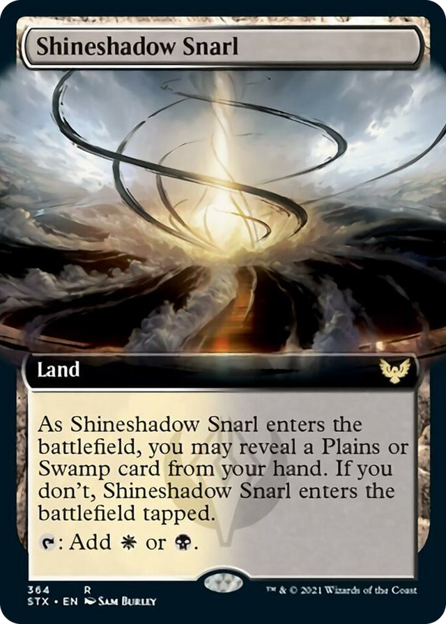 0364 Shineshadow Snarl (Extended Art) R Strixhaven: School of Mages