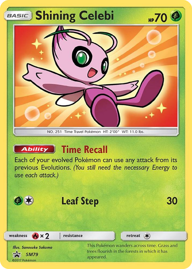 SM079 Shining Celebi - SM79 Promo SM Promos
